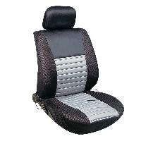 Подогрев сидений (чехлы) с терморегулятором 116*56см, 12V, 3A, Черно-Серый, шт SKYWAY S02202004