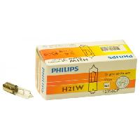 Лампа галогеновая H21W 12V  21W  BAY9s PHILIPS, шт.    (уп 10шт)