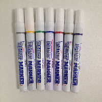 Маркер эмалевый универсальный, цвет розовый MUNHVA (уп 12 шт)