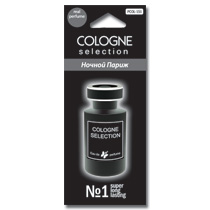 Ароматизатор подвесной пластина COLOGNE Selection Божественно белый PCOL-196   (1/600)