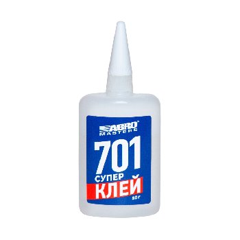 Супер-клей 701, 50 г (средней вязкости) большой SG-050-RE  ABROMasters  (1/10)