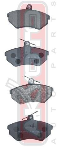 PF-0016  Колодки тормозные дисковые AKYOTO AKD-1052 VW PASSAT(3B2/3B5) 96-00/AUDI A4(B5/B6) 95  FR