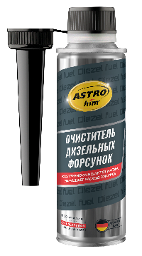 Очиститель форсунок дизеля, 300 мл (на 60л) метал флакон с лейкой AC191 ASTROhim  (уп.12шт.)