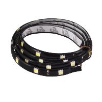 Светодиодная лента 12V,  90 см, 36 SMD диодов, черная основа, Белый свет  SKYWAY S03201006