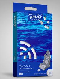Ароматизатор под сиденье гелевый Tensy Океан, 110гр TK-05  (уп.40шт)