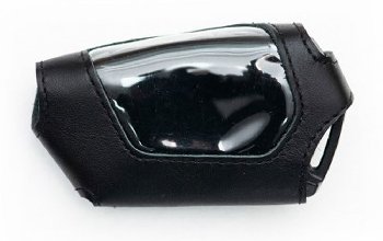 Чехол на брелок сигнализации PANDORA D043/4790 DeLux, кожа, черный