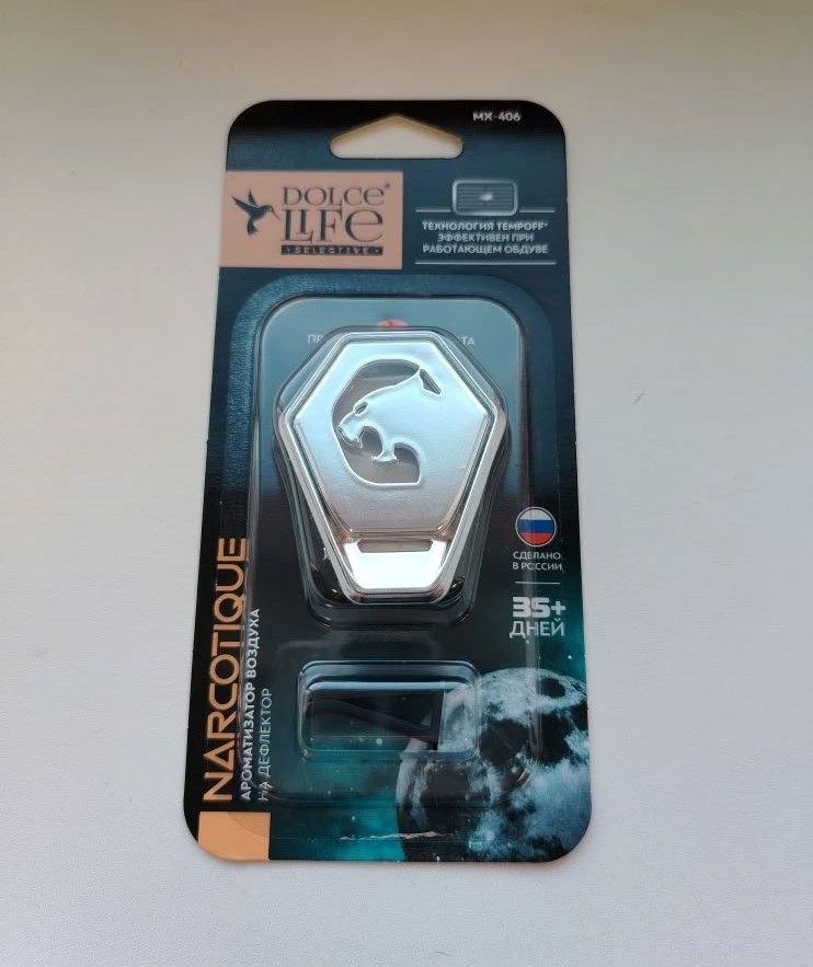 Ароматизатор на дефлектор меловой  Narcotique (28 гр.) MX-406 Dolce Life ( уп.12шт)