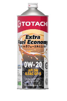 Масло моторное TOTACHI ExtraFuel SN/RC 0W20 ( 1 л.) синт бенз PAO  ILSAC GF-5 (уп.12 шт.)