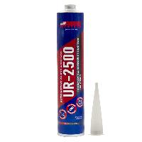 Герметик полиуретановый (для стекла) Черный 310 мл, туба п/пистолет UR-2500-AM-RE ABROMasters (1/20)