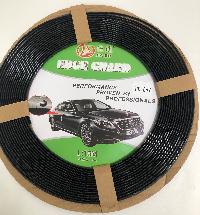 Молдинг самоклеящийся для кромки двери  5*7 мм, длина 15 м, черный