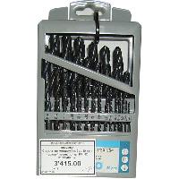 Сверла  по металлу ( набор 29 пр ) черные/ метал. пенал KRINO 01040402, к-т