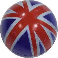 Колпачок для камеры пластиковый шарик Флаг Британии, цветной, 4 шт, к-т  VC-147 