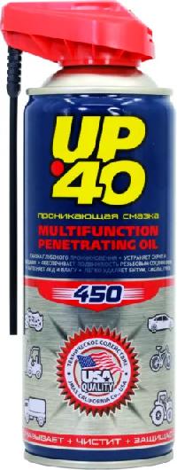 Смазка проникающая многоцелевая, 450 мл, спрей, UP-40,  City Up (уп 12 шт) 