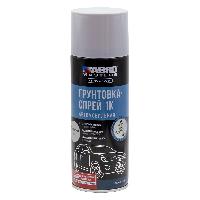 Грунт акриловый автомобильный 1K, 226 г, спрей, СВЕТЛО-СЕРЫЙ, ABRO Masters (уп.12 шт.)