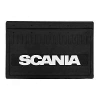 Брызговик плоский на длинномер передний 520*330*6мм, черный, надпись SCANIA (2 шт), к-т  DA-02204 