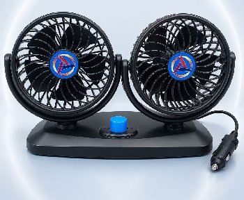 Вентилятор двойной 12V D150мм, HX-T-306