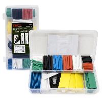 Кембрик термоусадочный (набор171 шт) D 2-18 мм, пластиковый пенал, к-т 