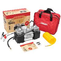 Компрессор метал корпус, 2-х цилиндровый,12V, 60 л/мин, крокодилы, СОЮЗ SKYWAY S02001025  (1/6)