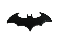 Шильдик металл Бетмен, черный
