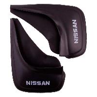 Брызговик фигурный черный, надпись NISSAN (2 шт), к-т  S05201006  SKYWAY