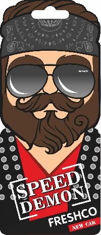 Ароматизатор подвесной пластина Территория мужчин BIKER, НОВАЯ МАШИНА (уп. 10 шт.)