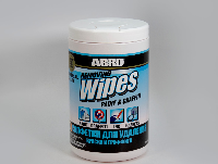 Салфетки влажные для удаления краски и граффити Премиум в тубе (70 шт), CW-001-PR ABRO, к-т (1/6)