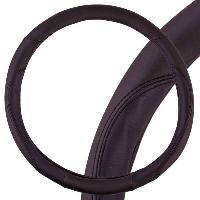 Оплетка экокожа гладкая Top-4, L (39-41 см), черная SKYWAY S01102294