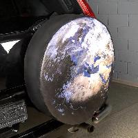 Чехол запасного колеса экокожа-полиэстер R15 D67см ЗЕМЛЯ SKYWAY S06301076