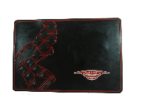 Коврик на панель плоский 225*150мм черный, красный рисунок WINE, AW-M01  AUTOBAN 