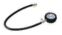 Манометр шин грузовой стрелочный, круглый корпус, со шлангом (12 атм)