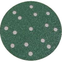 Круг шлифовальный самозацепляемый D150 мм,15 отв, P 500, шт.  QUATTRO  (60314)    