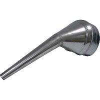 Воронка металлическая угловая D130, носик d15мм (средняя универсальная)