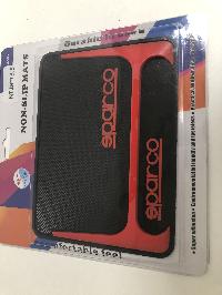 Коврик на панель плоский 180*130мм, Черный, Н-тип, надпись SPARCO