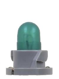 Лампа 14V T4.8 100mA green ( KOITO ) (уп.10 шт.) E1581