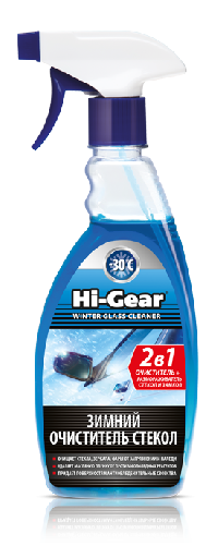 Размораживатель-очиститель стекол и фар Зимний, триггер, 473 ml Hi-Gear HG5642 (уп.12 шт.)