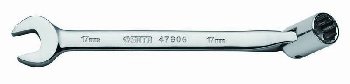 Ключ рожковый с торцевой шарнирной головкой 19 мм L250мм 47606 SATA  (1/6)