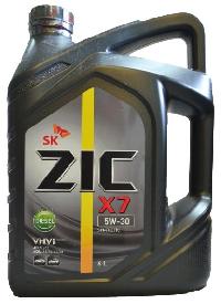 Масло моторное ZIC X7 Diesel  5w30 CF/SL (A3/B3, A3/B4), 6л  (синтетика) (1/3)
