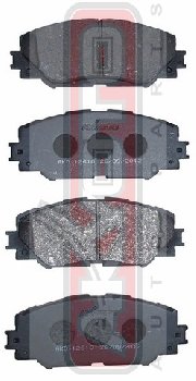 PF-1524 Тормозные колодки Akyoto AKD-12610 T.Corolla  2007-/Rav 4 2005 — 2012  FR