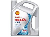 Масло моторное Shell Helix HX8  5w40 SN/ SN plus, 4L  (1/4)  синтетика   
