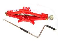 Домкрат ромбовидный винтовой 1 т, усиленный красный (KTB)