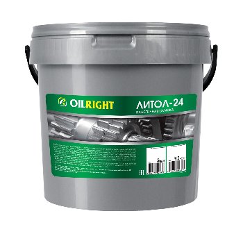 Смазка ЛИТОЛ-24, 9.5 кг  ведро  OIL RIGHT 