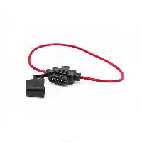 Держатель предохранителя флажкового влагостойкий, c отверстием под винт FU-AI819DH-16AWG ABROMasters