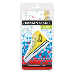 Ароматизатор подвесной текстиль Russian Sport Кед Спорт парфюм RS-02  
