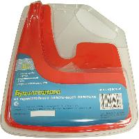 Брызговик фигурный красный, без надписи, ( 2 шт.), к-т AZARD Форс (1/26)  (выводятся) 