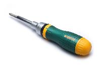 Отвертка наборная реверсивная ( 19 предметов), к-т 09350 SATA 