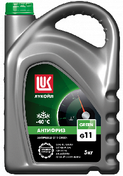 Антифриз  G-11  (зеленый) GREEN , 5кг  ЛУКОЙЛ  (1/3) 