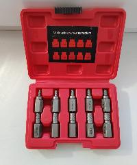 Экстракторы-спасатели обломанных болтов (10 предметов), пенал, к-т  