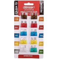 Предохранитель флажковый  (блистер 10 шт.) 7.5A-30A ; к-т  SKYWAY  S09302005