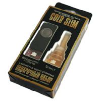 Ароматизатор на дефлектор жидкий SLIM GOLD (набор 2 шт) Феромоны страсти+Эгоист, к-т  SMGD- 182