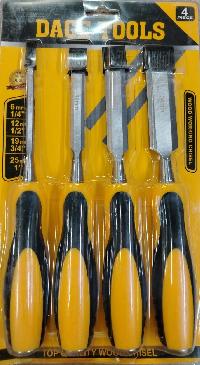 Стамески (набор 4 предмета) 6,12,19,25мм  JF-MGZ4PC